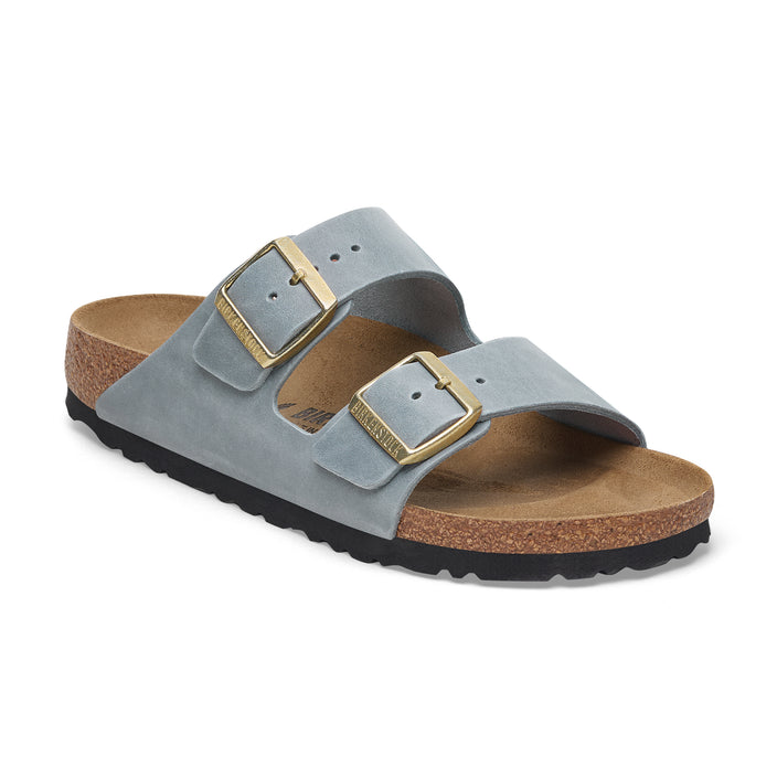 Birkenstock Arizona Basalt Grey Oiled Leather