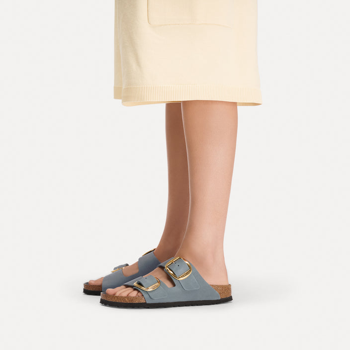 arizona big buckle basalt grey oiled leather sole 1032027