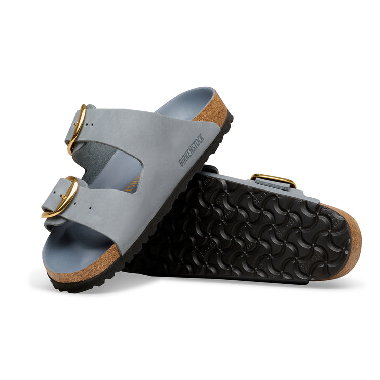 Birkenstock Australia Arizona Big Buckle Basalt Grey Oiled Leather Sole View