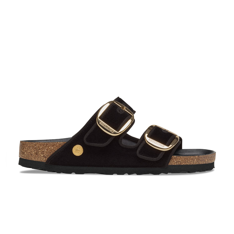Birkenstock Arizona Big Buckle Black Velvet side view