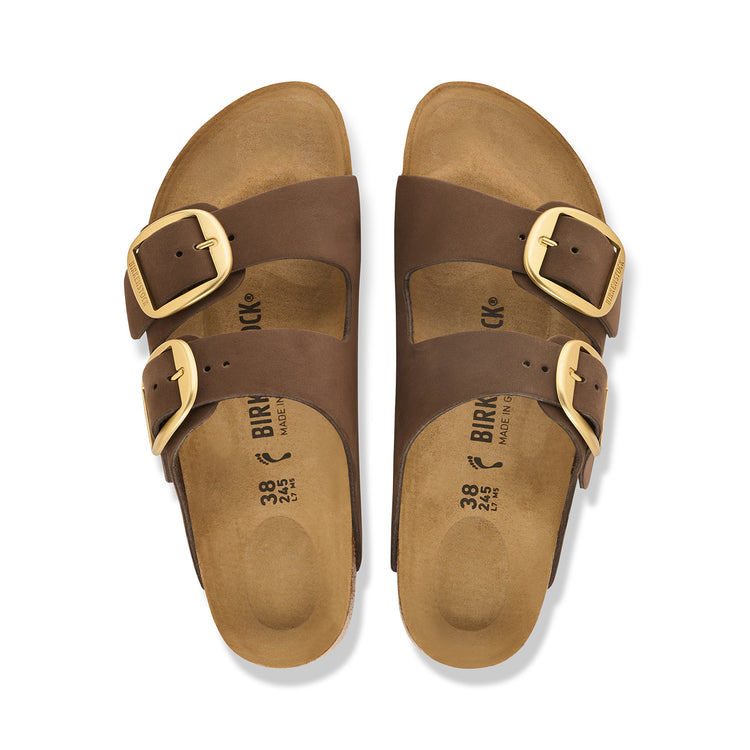 Birkenstock Australia Arizona Big Buckle Carafe Nubuck Leather Top View