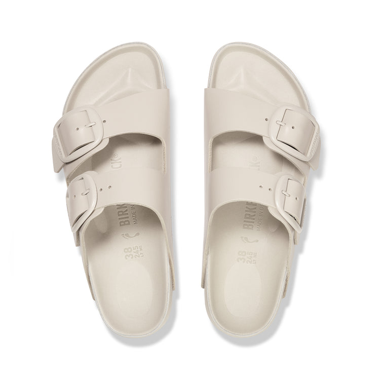 Birkenstock Arizona Big Buckle Exquisite Oyster Amalfi Leather top view