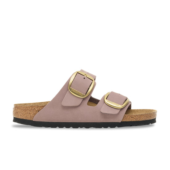 Birkenstock Arizona Big Buckle Faded Purple Nubuck Leather side view