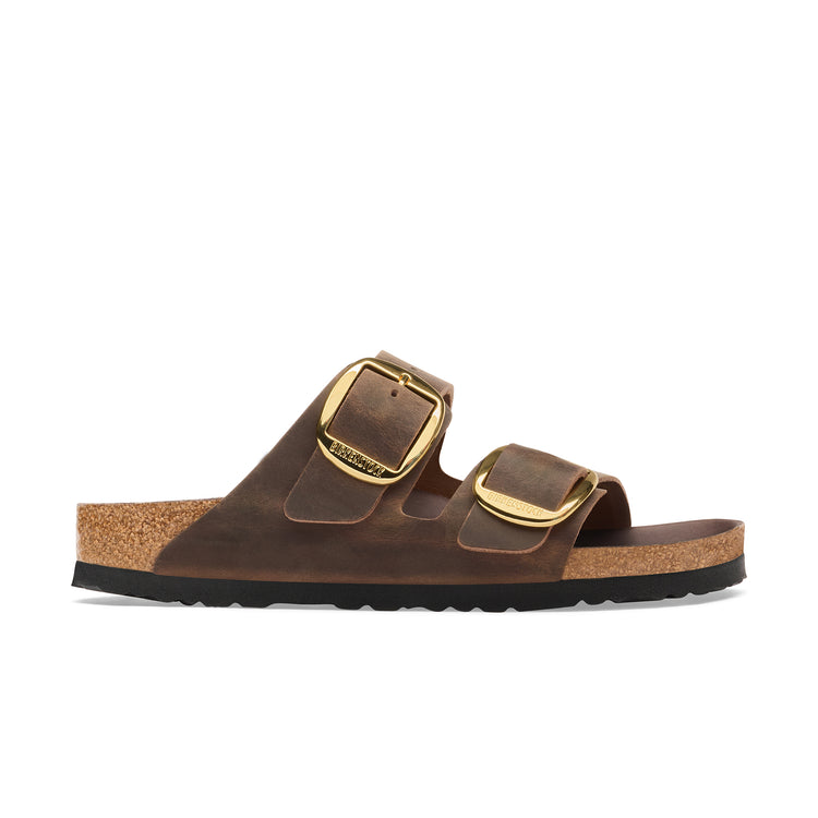 Birkenstock Australia Arizona Big Buckle Habana Oiled Leather Side View