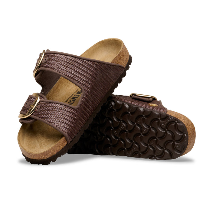 Birkenstock Australia Arizona Big Buckle Raffia Carafe Textile sole view