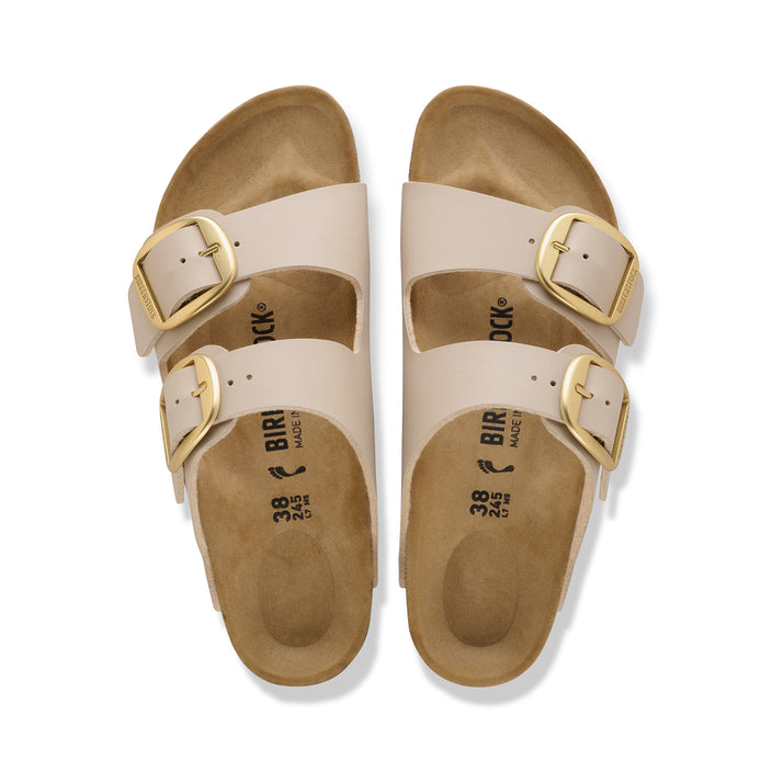 Birkenstock Australia Arizona Big Buckle Sandcastle Birko-Flor top view