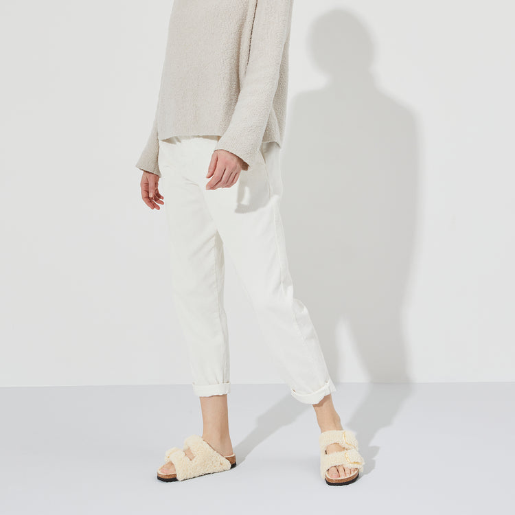 Arizona Big Buckle Shearling Eggshell Teddy Shearling