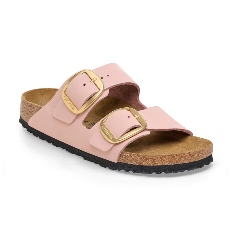 Birkenstock Australia Arizona Big Buckle Soft Pink Nubuck Leather 