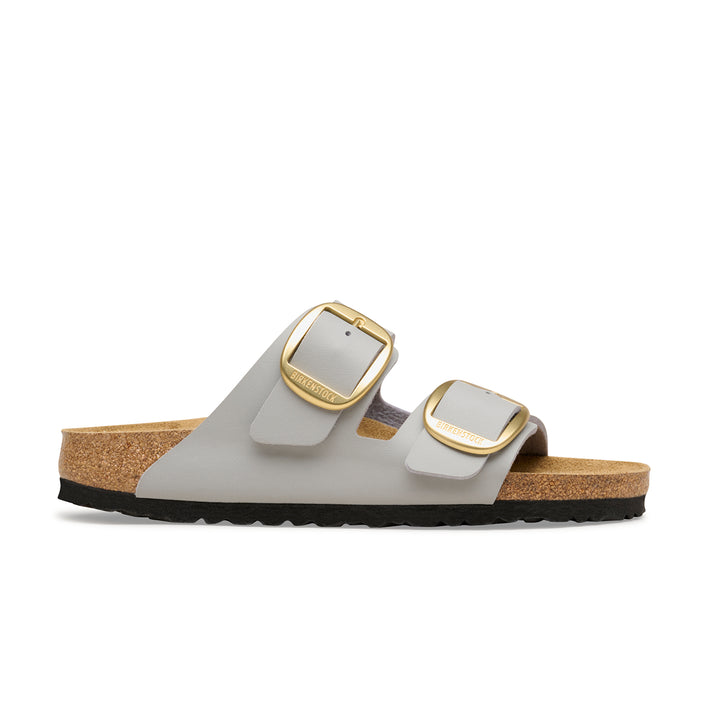 Birkenstock Australia Arizona Big Buckle Stone Coin Birko-Flor side view