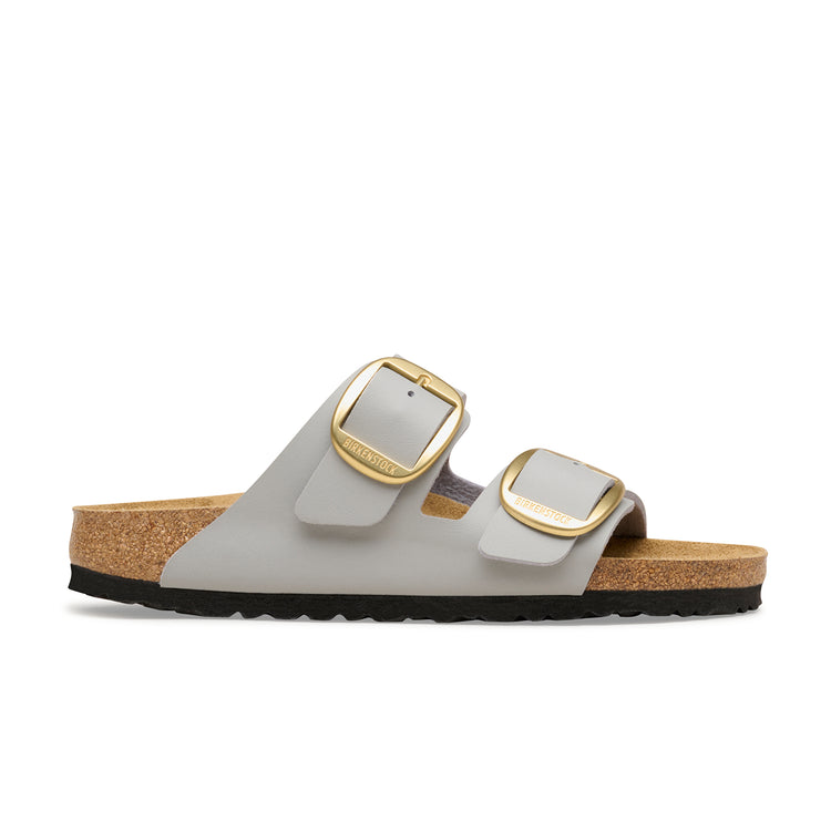 Birkenstock Australia Arizona Big Buckle Stone Coin Birko-Flor side view