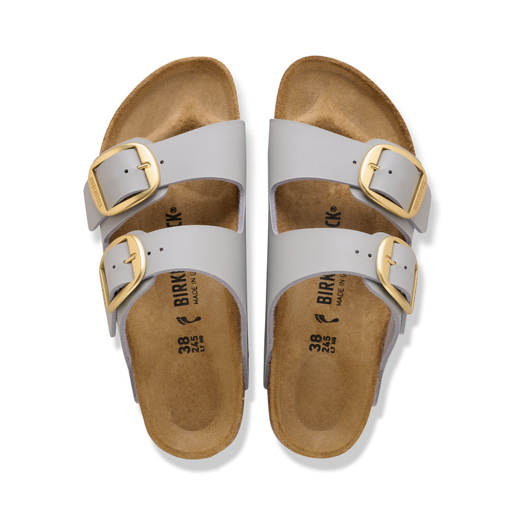 Birkenstock Australia Arizona Big Buckle Stone Coin Birko-Flor top view