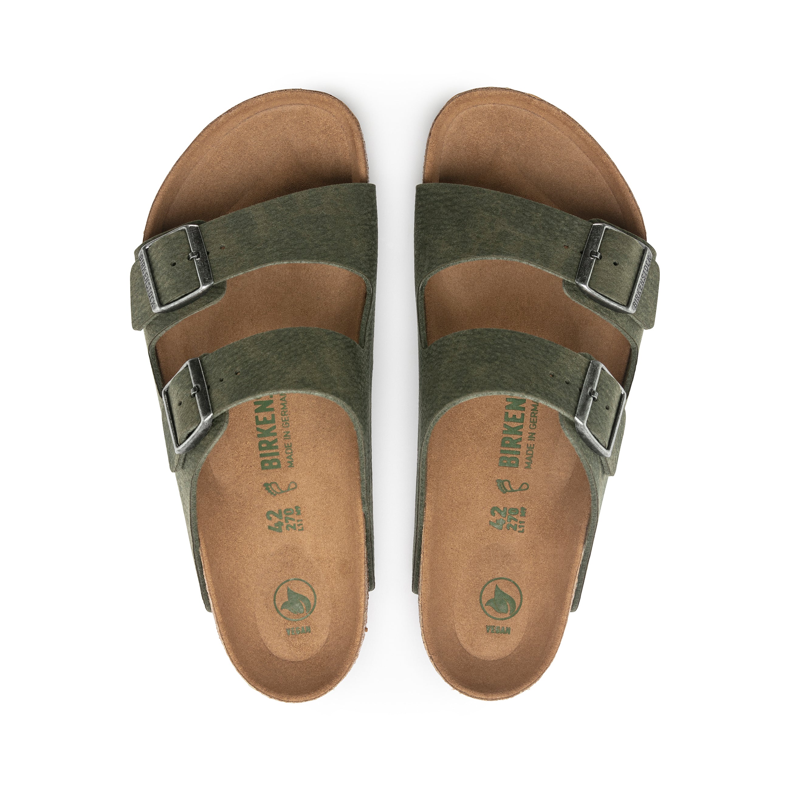 Birkenstock Arizona Desert Dust Vegan Thyme Synthetic Soft