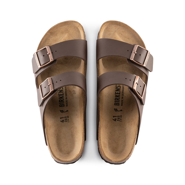 Birkenstock Arizona Dark Brown Birko-Flor top view