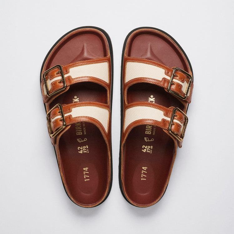 Arizona Bold Cinnamon Canvas/Smooth Leather