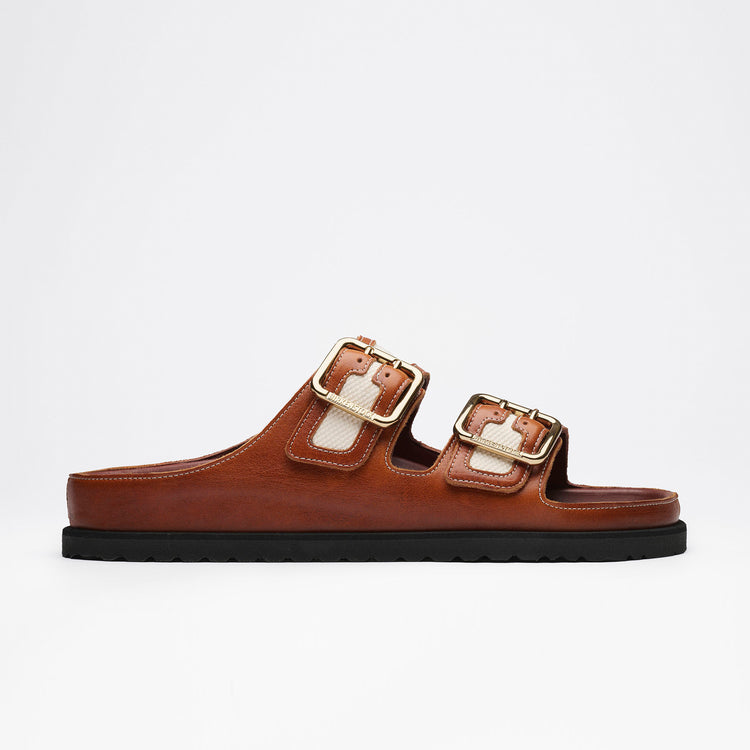 Arizona Bold Cinnamon Canvas/Smooth Leather