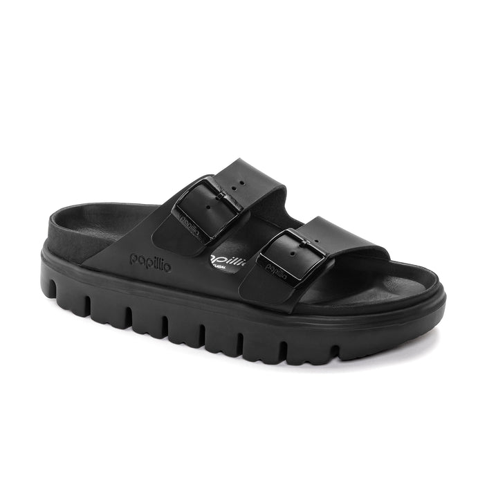 Birkenstock Arizona Chunky Exquisite Black Smooth Leather 