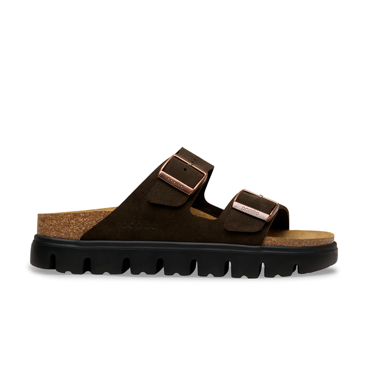 Birkenstock Australia Arizona Chunky Mocca Suede Leather side view