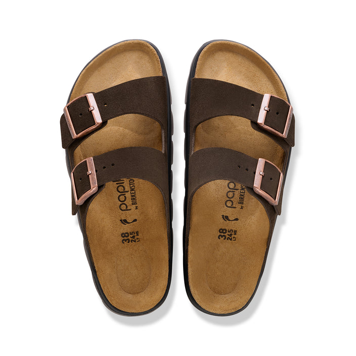 Birkenstock Australia Arizona Chunky Mocca Suede Leather top view