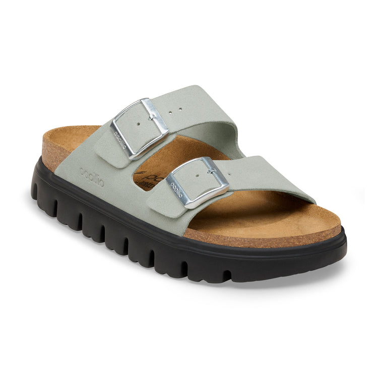Birkenstock Australia Arizona Chunky Pure Sage Suede Leather 