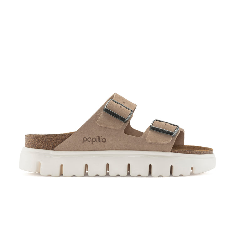 Arizona Chunky Warm Sand Suede Leather side view
