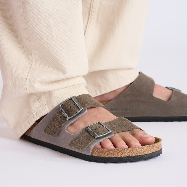Arizona Concrete Grey Oiled/Suede Leather