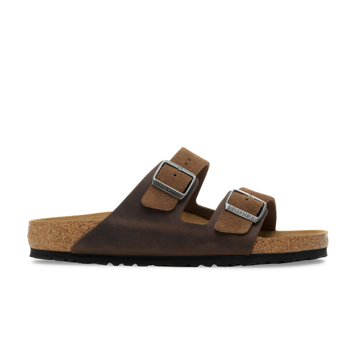 Birkenstock Australia Arizona Dark Tea Oiled/Suede Leather side view
