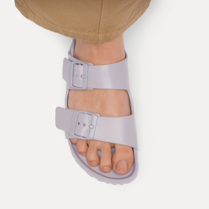 Birkenstock Australia Arizona EVA Lavender Sky On Model 2