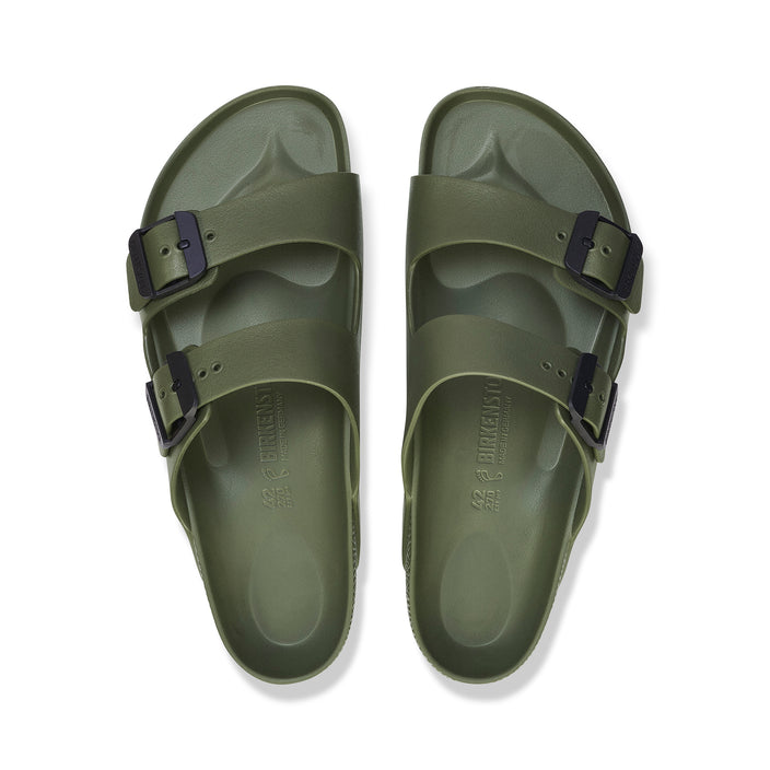 Birkenstock Arizona EVA Stealth Buckle Khaki top view