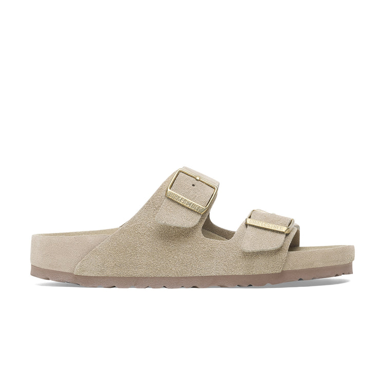 Birkenstock Arizona Exquisite Taupe Suede Leather side view