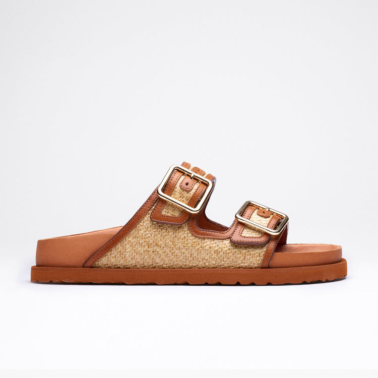 Arizona Framed Ginger Brown Raffia