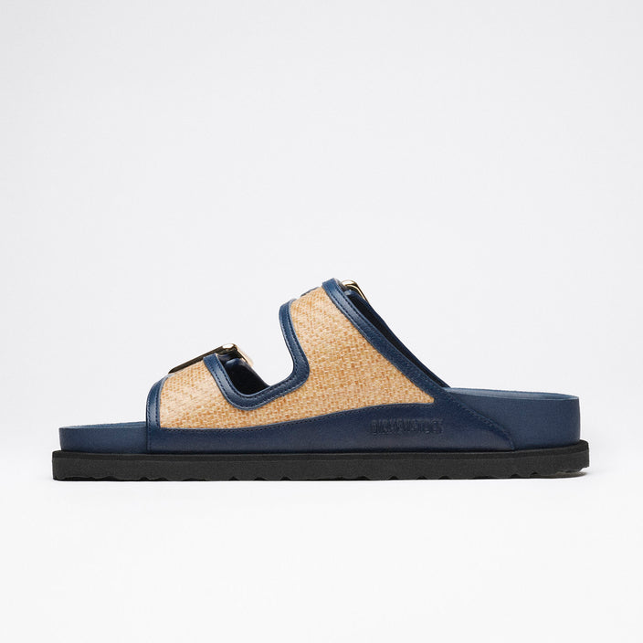 arizona framed midnight navy raffia side alt 1032508
