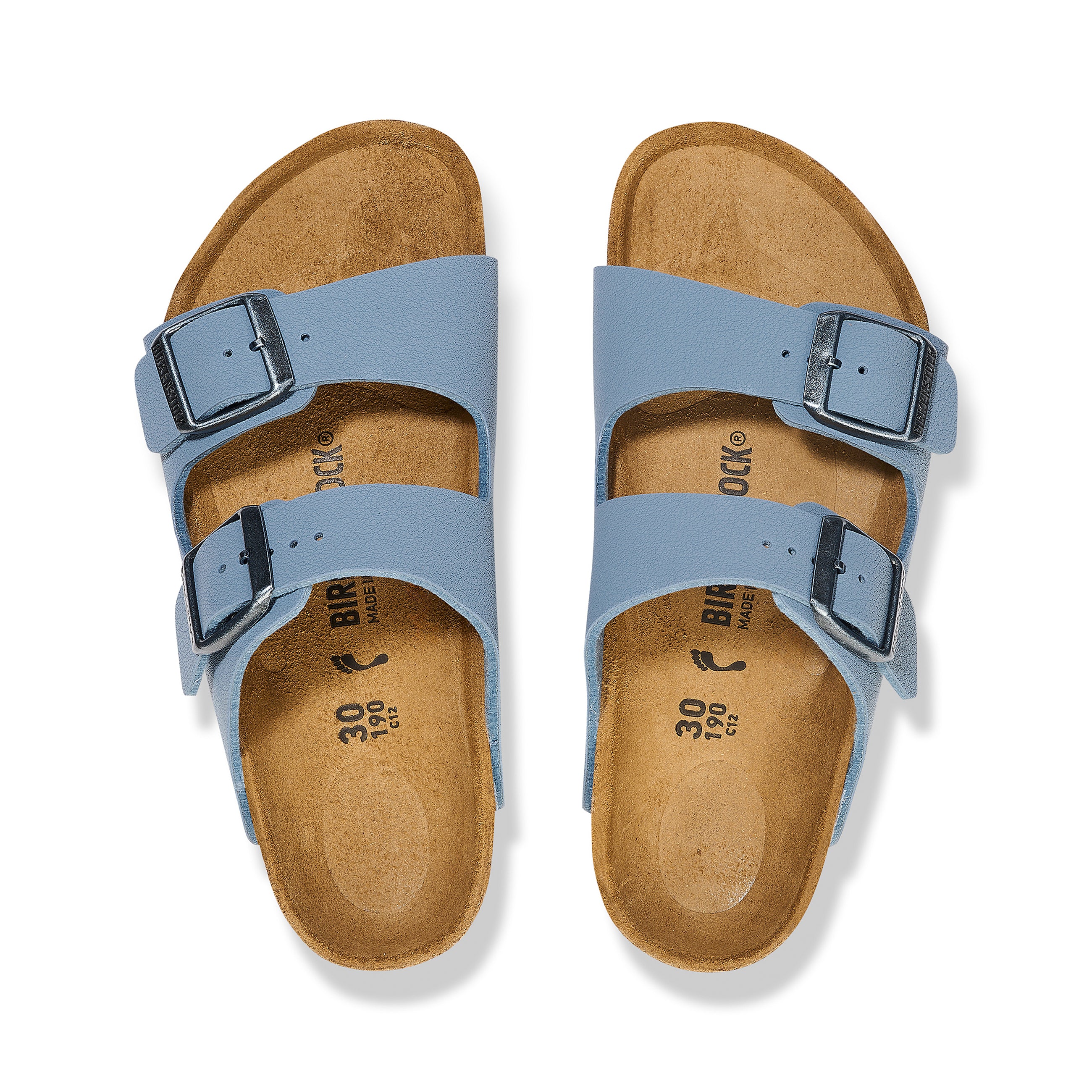 Birkenstock Arizona Kids Elemental Blue BirkiBuc Sandals
