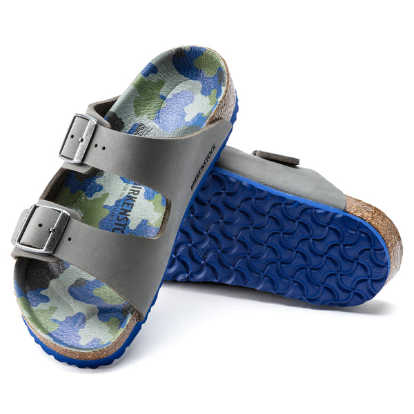 Birko Flor Grey Camo Birkenstocks ARIZONA BIRKO-FLOR SANDAL DESERT