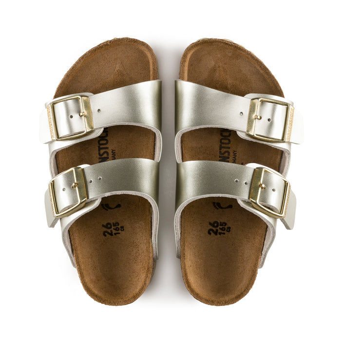 Arizona Kids Electric Metallic Gold Birko-Flor top view
