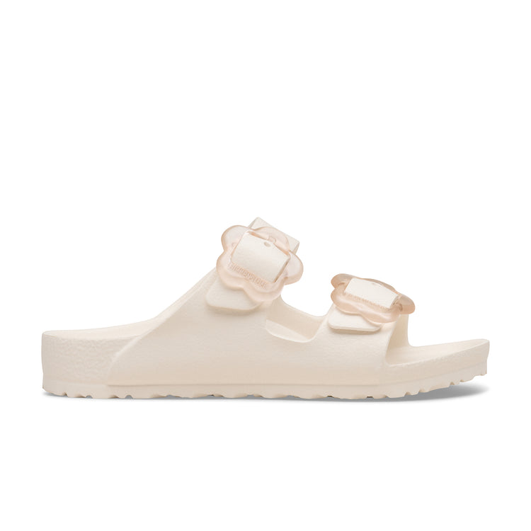Birkenstock Australia Arizona Kids Flower Buckle EVA Eggshell side view