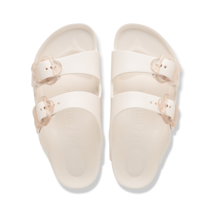 Birkenstock Australia Arizona Kids Flower Buckle EVA Eggshell top view