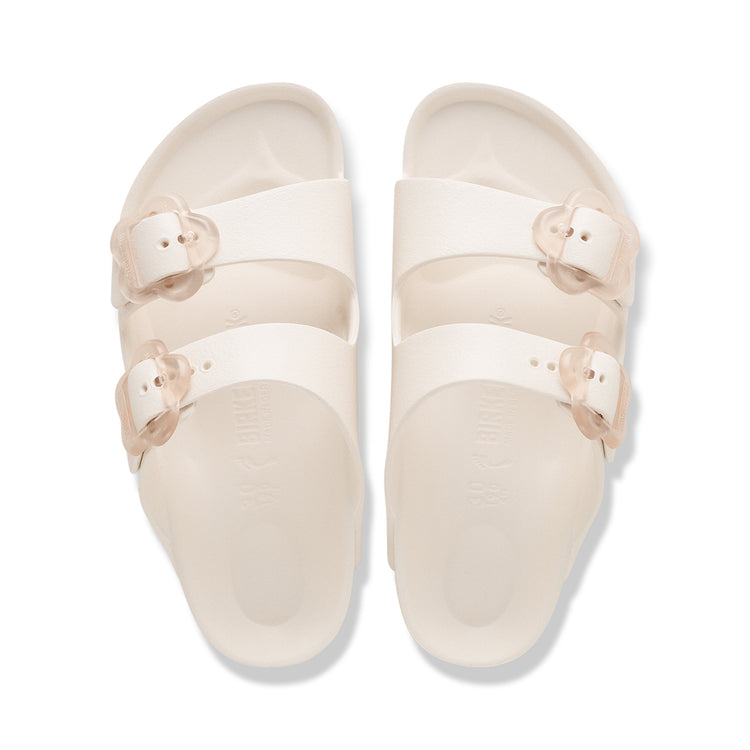 Birkenstock Australia Arizona Kids Flower Buckle EVA Eggshell top view