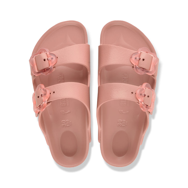 Birkenstock Australia Arizona Kids Flower Buckle EVA Pink Clay Top View