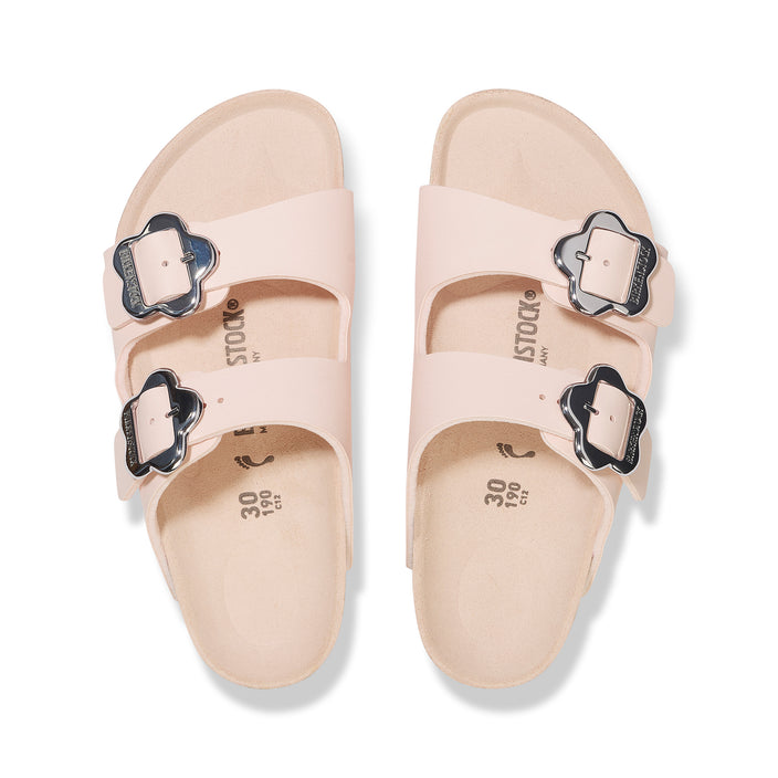 Arizona Kids Flower Buckle Light Rose Birko-Flor top view