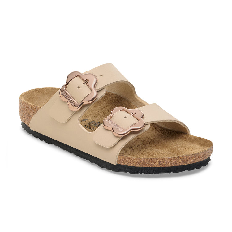 Birkenstock Arizona Kids Flower Buckle Sandcastle Birko-Flor 