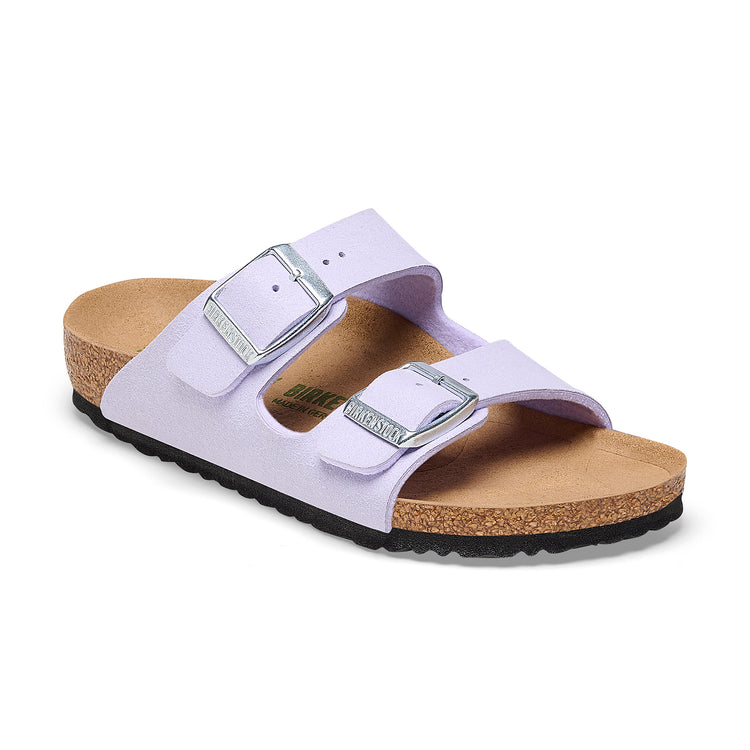 Birkensock Australia Arizona Kids Soft Birki Vegan Purple Fog Synthetic
