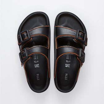 Birkenstock Australia Arizona Leather Buckle Exquisite Black Nappa Leather 