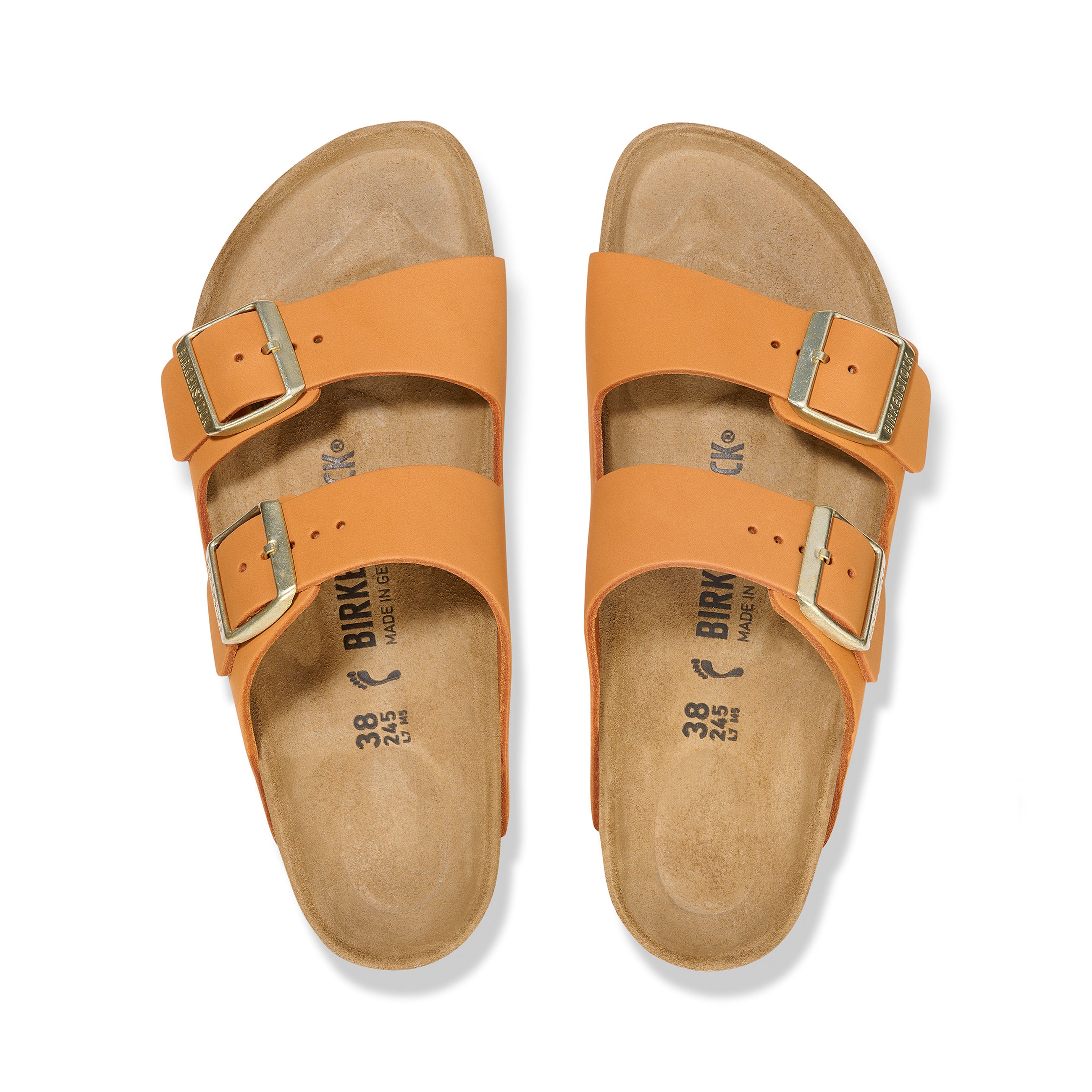Birkenstock arizona orange nubuck 2025