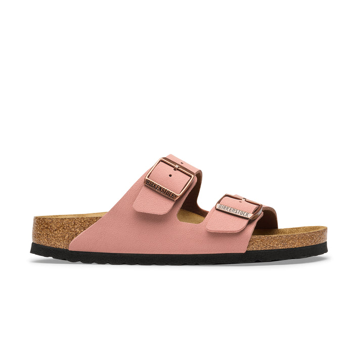 Birkenstock Australia Arizona Pink Clay BirkiBuc Side View