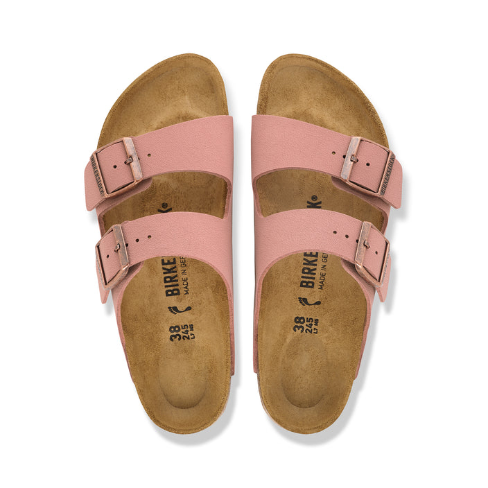 Birkenstock Australia Arizona Pink Clay BirkiBuc Top View