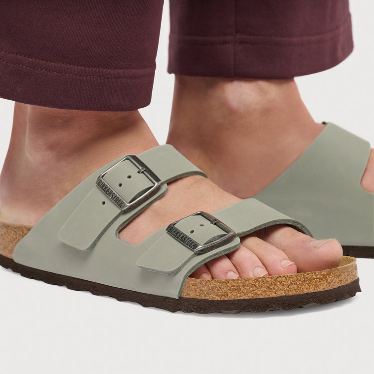 Birkenstock Australia Arizona Pure Sage Oiled Leather On Model 2