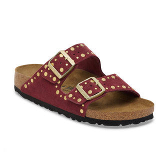 Birkenstock Arizona Rivet Zinfandel Suede Leather 