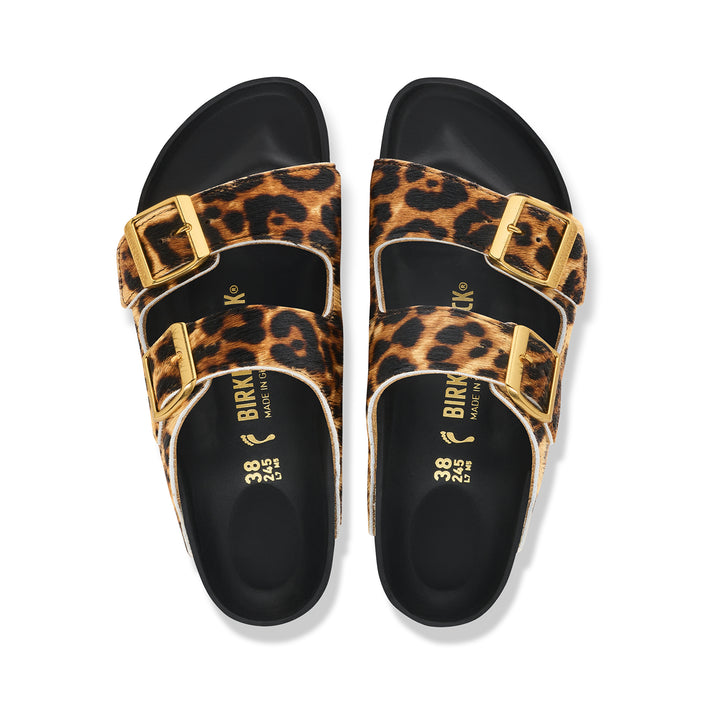 Birkenstock Australia Arizona Semi Exquisite Leo Natural Pony Hair Top View