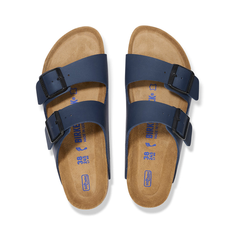 Birkenstock Australia Arizona SFB Blue Birko-Flor top view