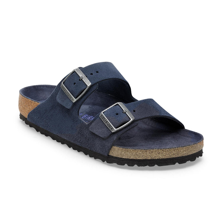 Birkenstock Arizona Soft Footbed New Navy Tonal Footbed Suede Leather